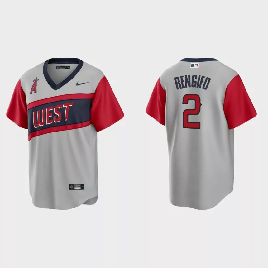 Los Angeles Angels Luis Rengifo 2021 Little League Classic Road Replica Jersey – Gray