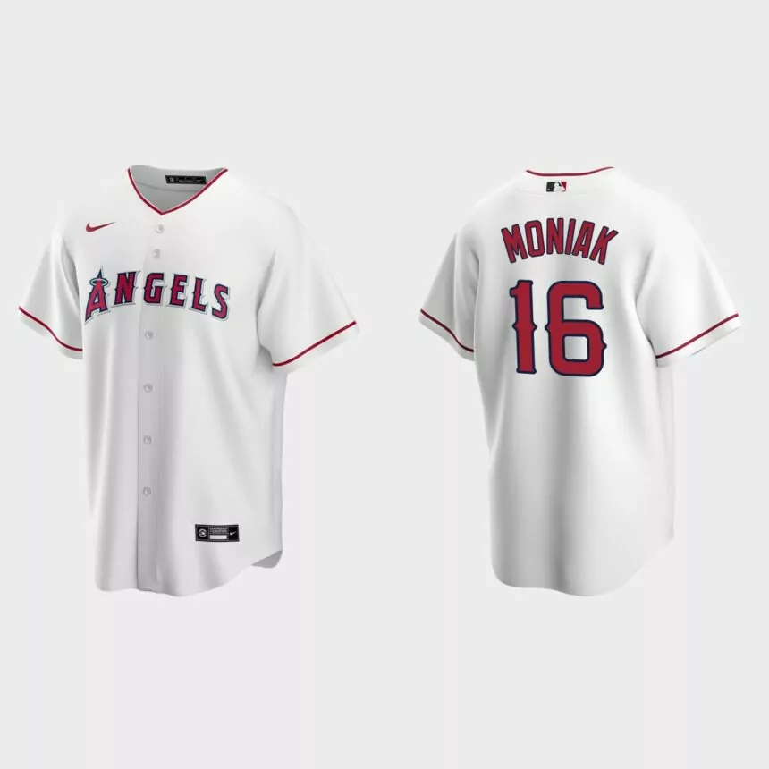 Los Angeles Angels Mickey Moniak Replica Home Jersey – White
