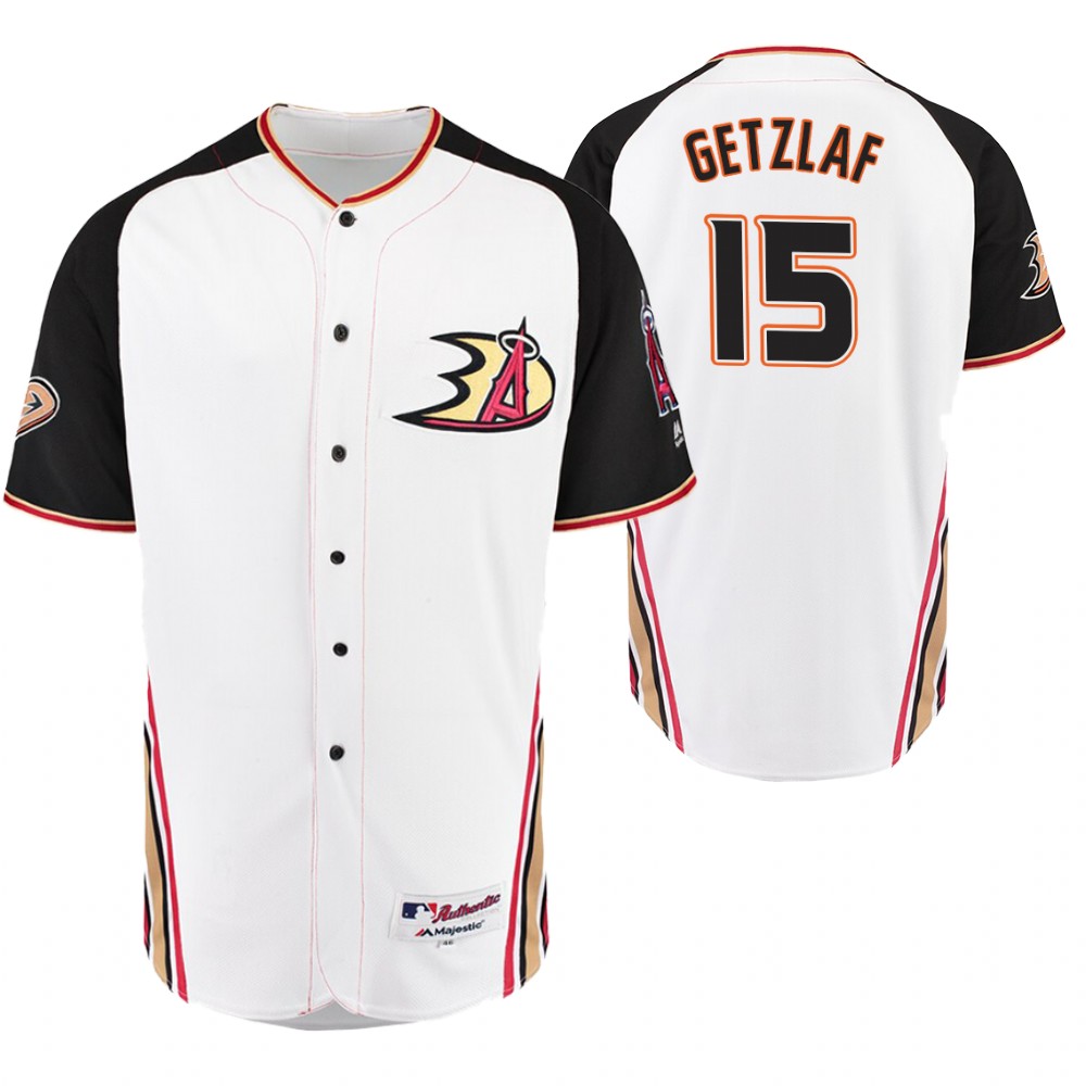 Los Angeles Angels Ryan Getzlaf White Crossover Los Angeles Angels Flex Base Jersey