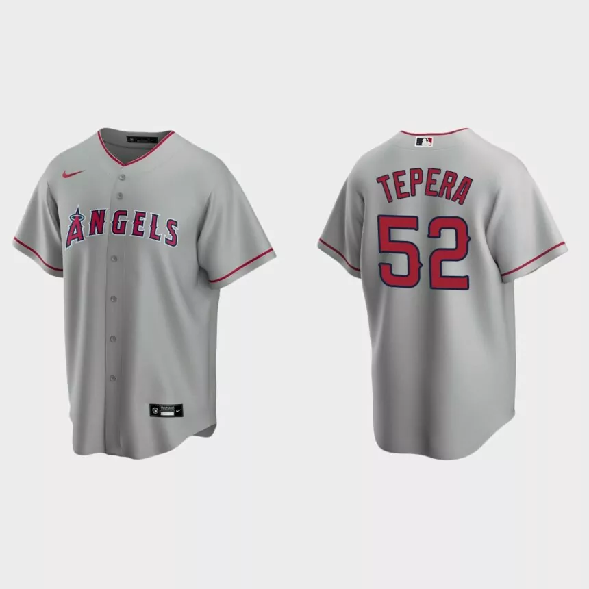 Los Angeles Angels Ryan Tepera Replica Road Jersey – Gray