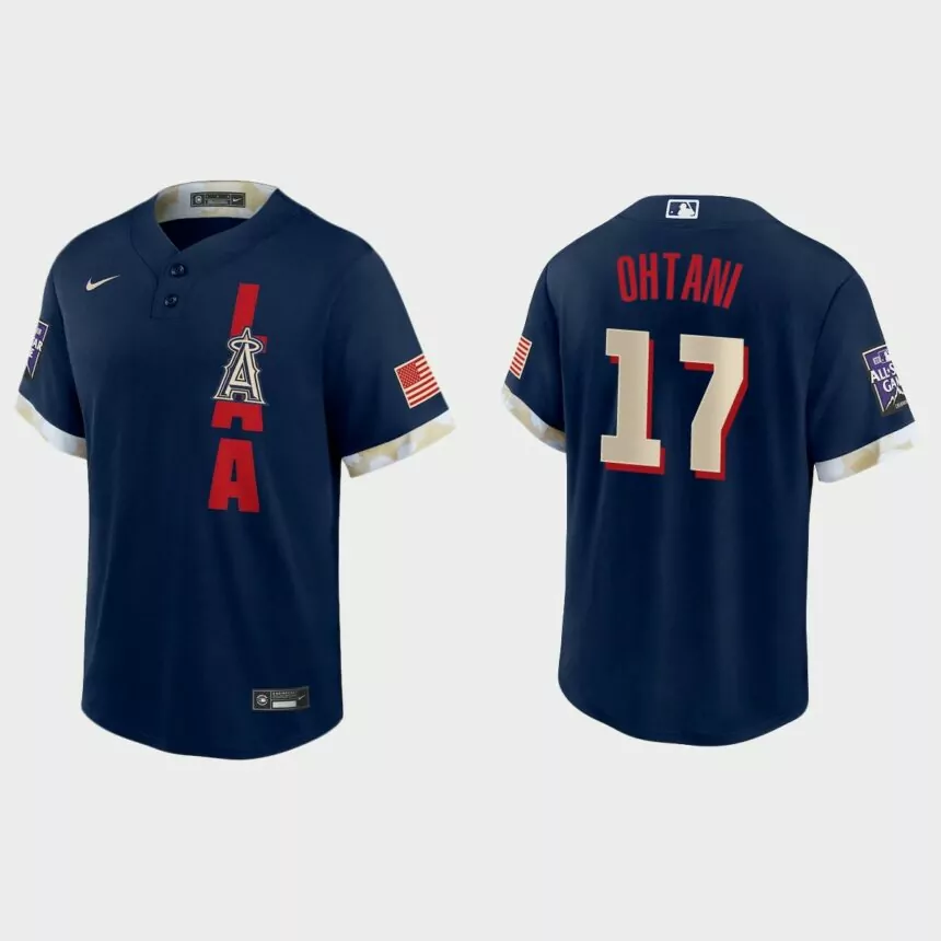 Los Angeles Angels Shohei Ohtani 2021 MLB All-Star Game Replica Jersey – Navy