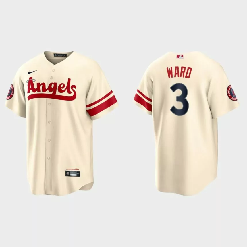 Los Angeles Angels Taylor Ward 2022 City Connect Replica Jersey – Cream