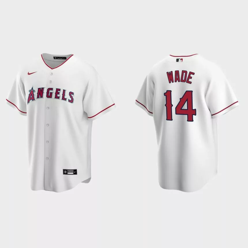 Los Angeles Angels Tyler Wade Replica Home Jersey – White