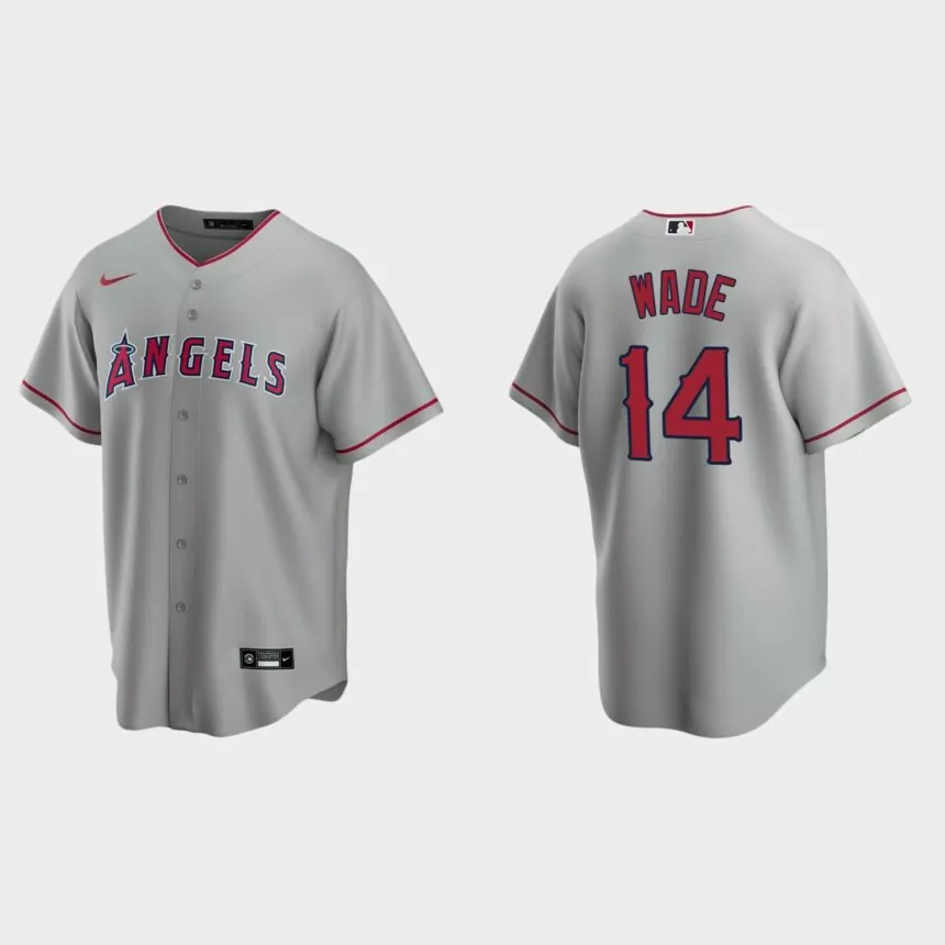 Los Angeles Angels Tyler Wade Replica Road Jersey – Gray
