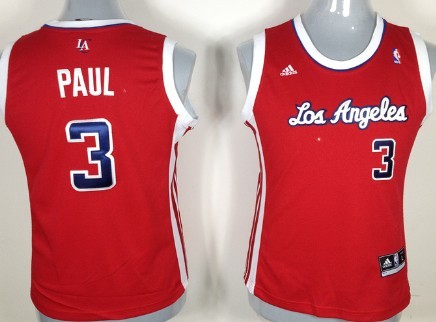 Los Angeles Clippers #3 Chris Paul Revolution 30 Swingman Red Womens Jersey