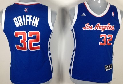 Los Angeles Clippers #32 Blake Griffin Revolution 30 Swingman Blue Womens Jersey
