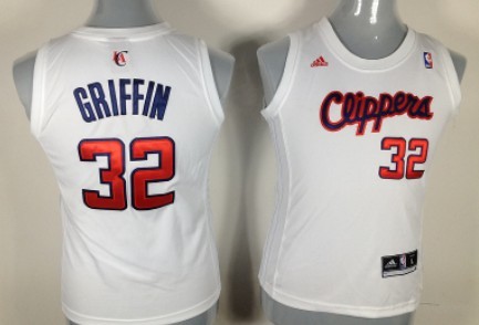 Los Angeles Clippers #32 Blake Griffin Revolution 30 Swingman White Womens Jersey