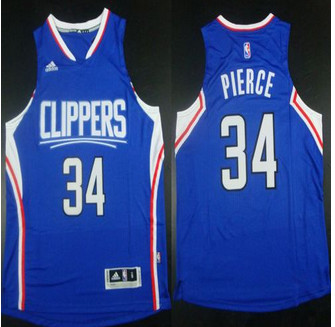 Los Angeles Clippers #34 Paul Pierce Blue Stitched NBA Jersey