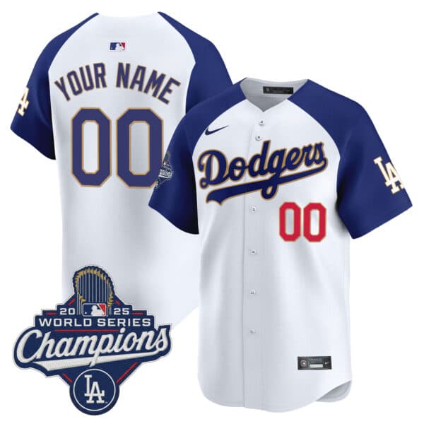 Los Angeles Dodgers     Vapor  Premier Limited Custom Jersey – All Stitched
