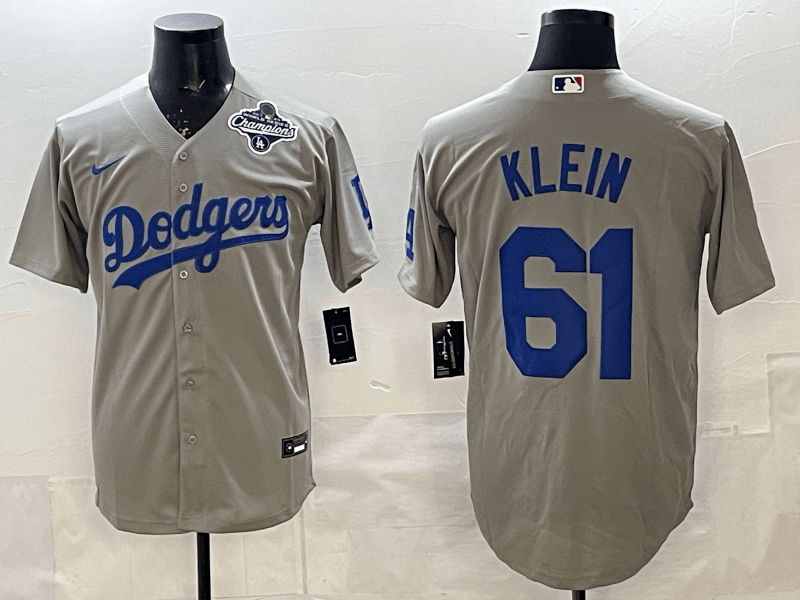 Los Angeles Dodgers    Limited   Jersey #61 KLEIN