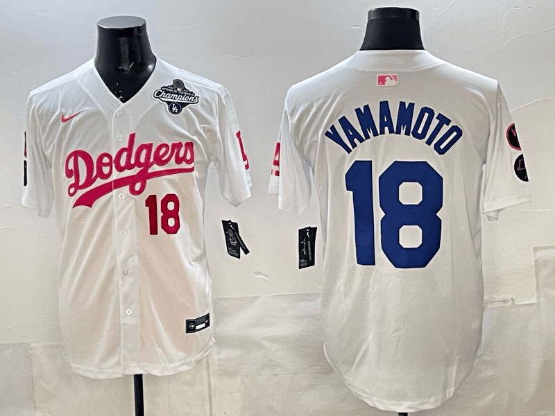 Los Angeles Dodgers   Limited Jersey 18 YAMAMOTO