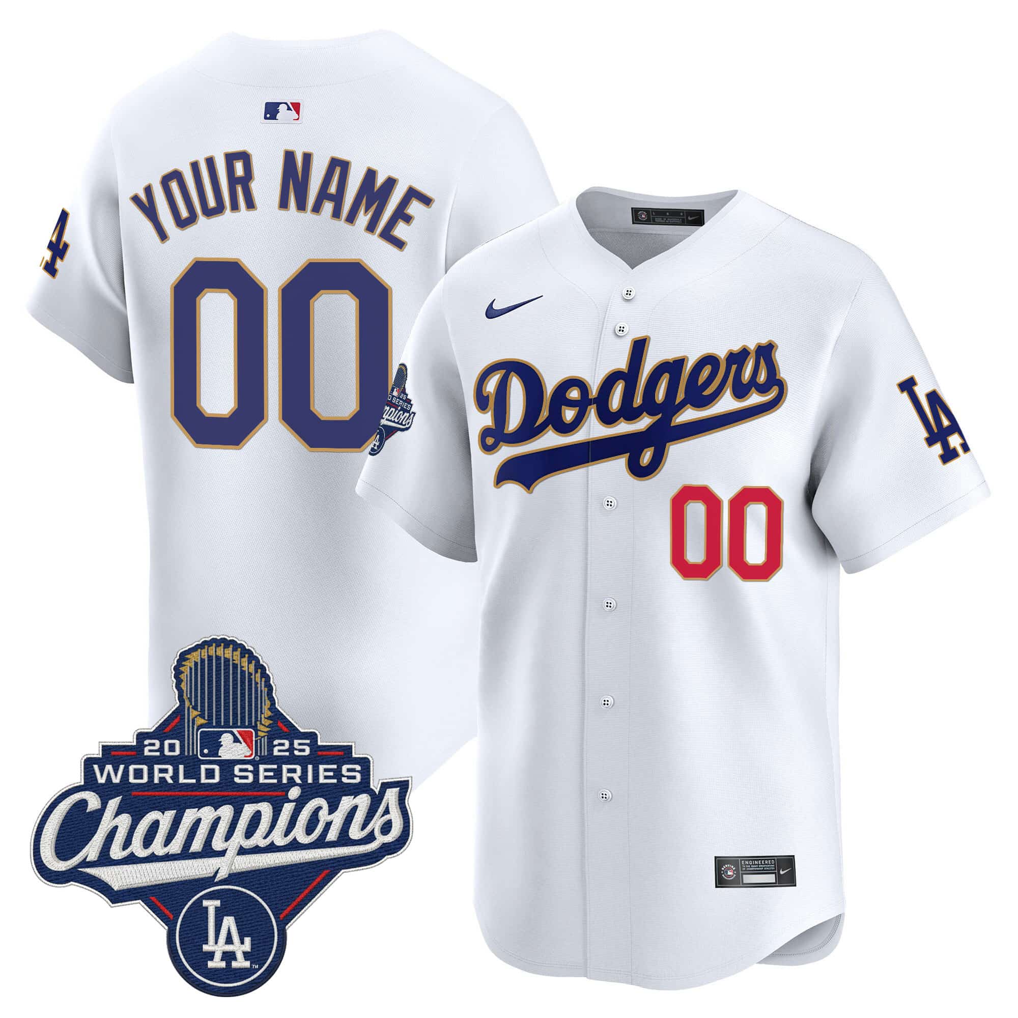 Los Angeles Dodgers   Vapor   Premier Limited Custom Jersey – All Stitched