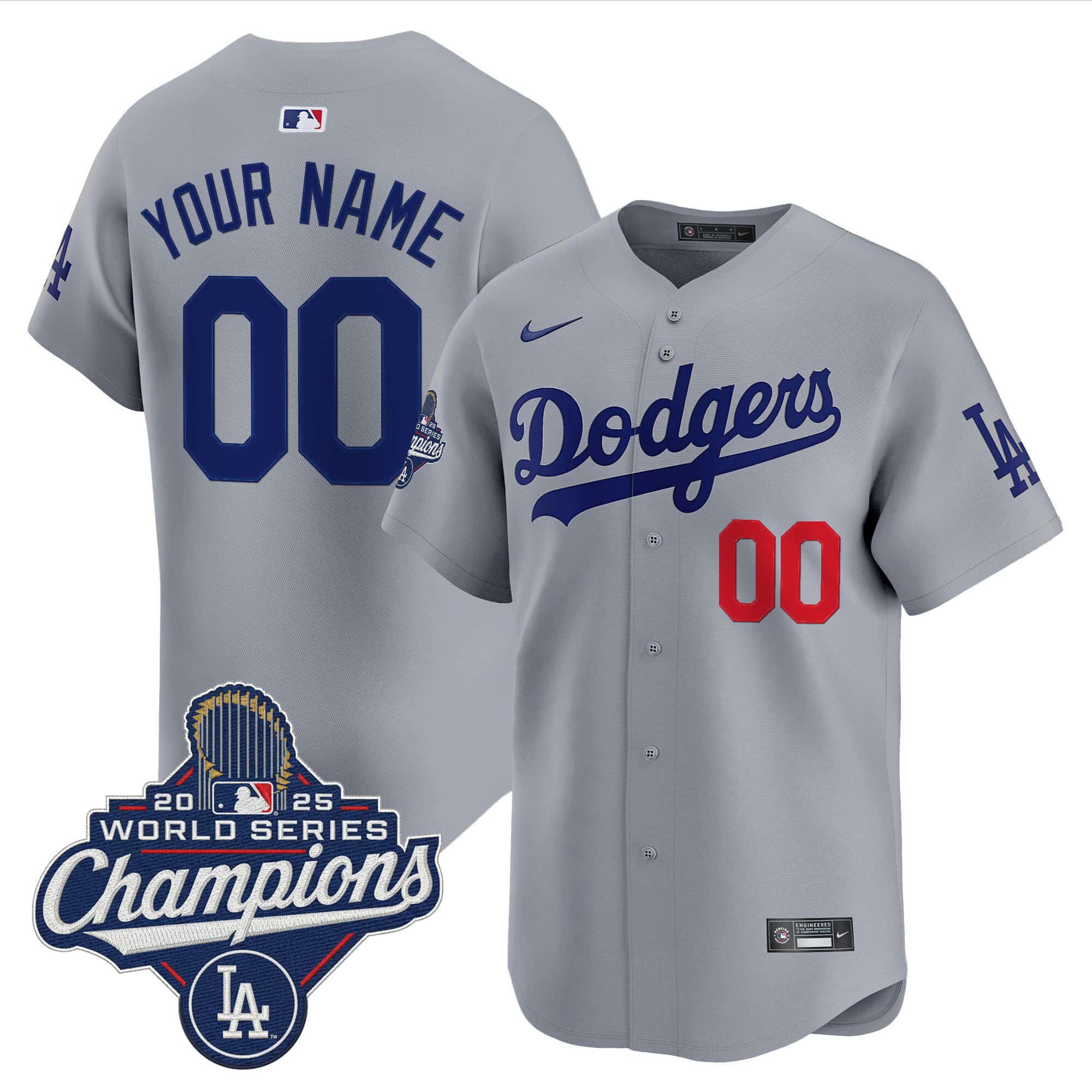 Los Angeles Dodgers   Vapor Premier Limited  Custom Jersey  – A ll Stitched