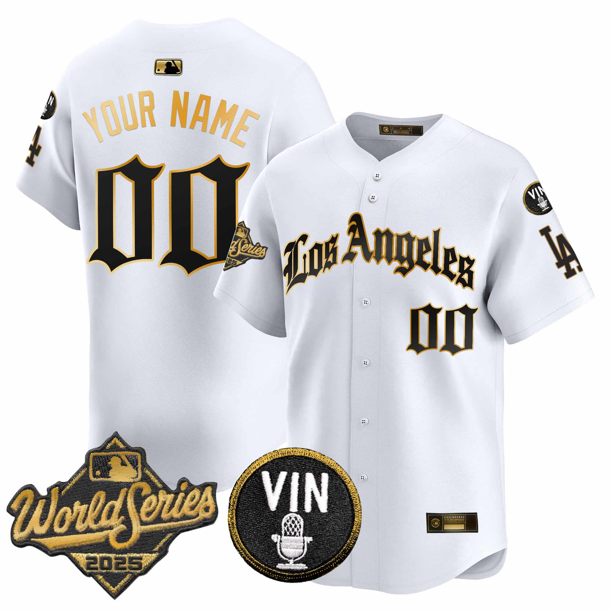 Los Angeles Dodgers   Vapor Premier Limited  Custom Jersey  – A ll Stitched