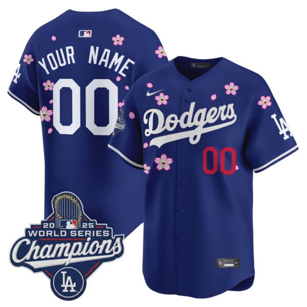 Los Angeles Dodgers   Vapor Premier Limited Custom Jersey  –   All Stitched