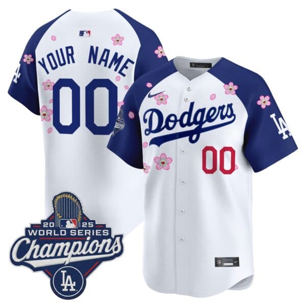 Los Angeles Dodgers   Vapor Premier Limited Custom Jersey  –  All  Stitched