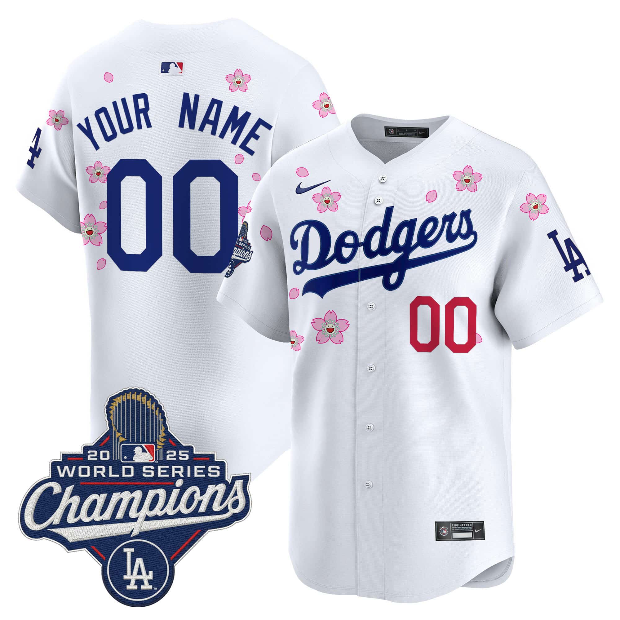 Los Angeles Dodgers   Vapor Premier Limited Custom Jersey  – All Stitched