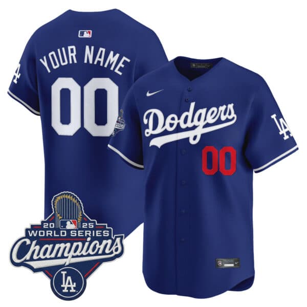 Los Angeles Dodgers   Vapor Premier Limited Custom Jersey  All Stitched