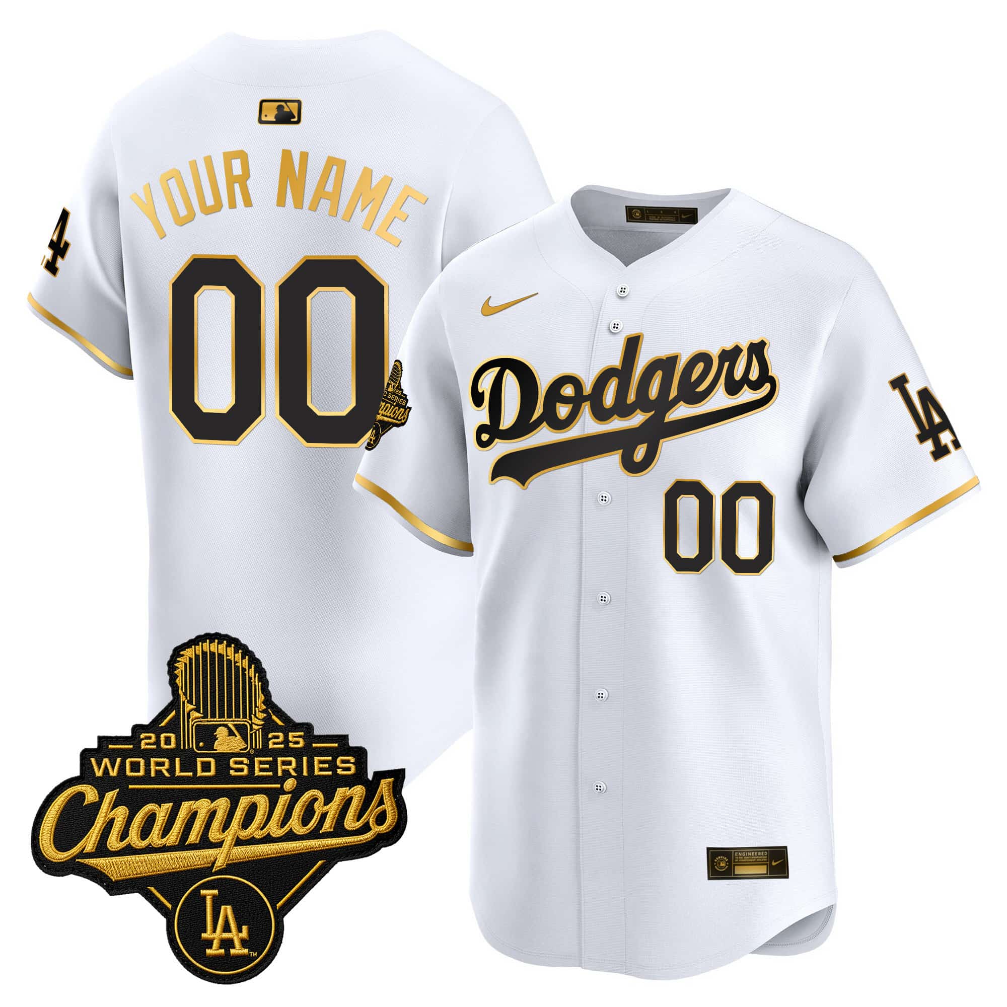 Los Angeles Dodgers   Vapor Premier Limited Custom Jersey – All   Stitched