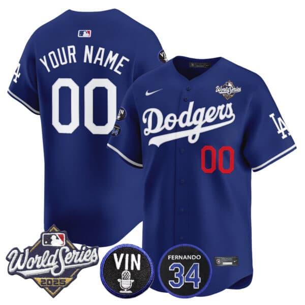 Los Angeles Dodgers   Vapor Premier Limited Custom Jersey – All Stitched