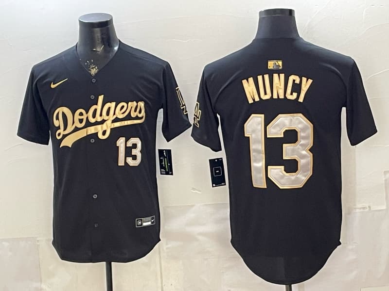Los Angeles Dodgers   Vapor Premier Limited Jersey - All Stitched   13 muncy
