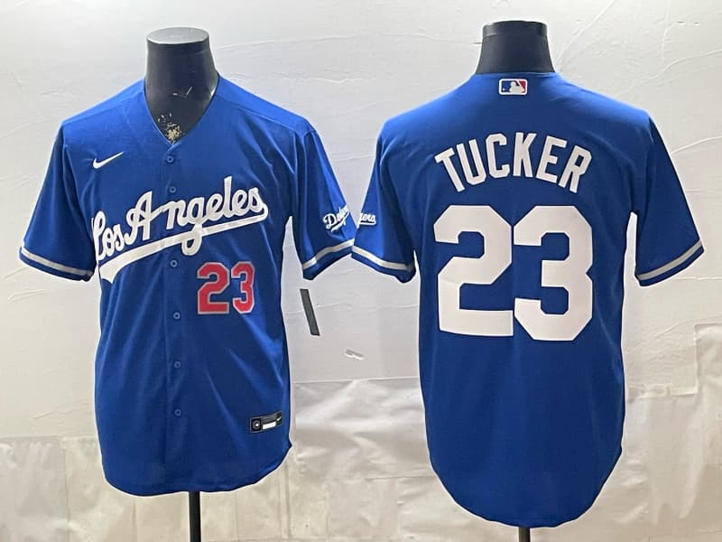 Los Angeles Dodgers   Vapor Premier Limited Jersey - All Stitched   23 tucker