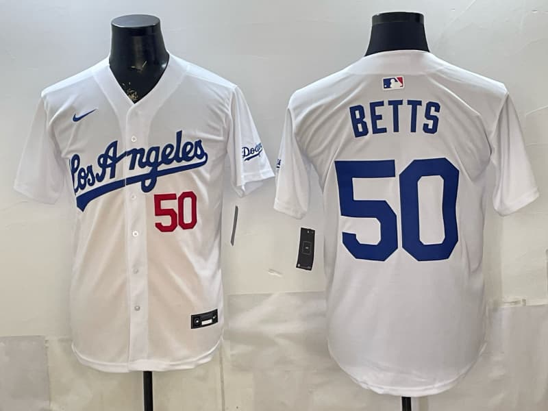 Los Angeles Dodgers   Vapor Premier Limited Jersey - All Stitched  betts 50