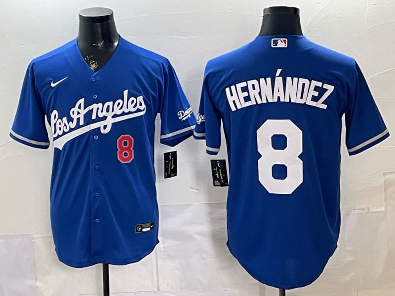Los Angeles Dodgers   Vapor Premier Limited Jersey - All Stitched Kike Hernandez