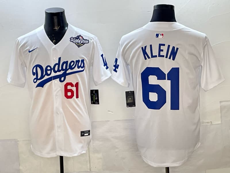Los Angeles Dodgers  2025 Jersey - All Stitched  61 KLEIN
