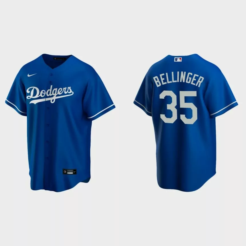 Los Angeles Dodgers #35 Cody Bellinger Royal Replica Alternate Jersey