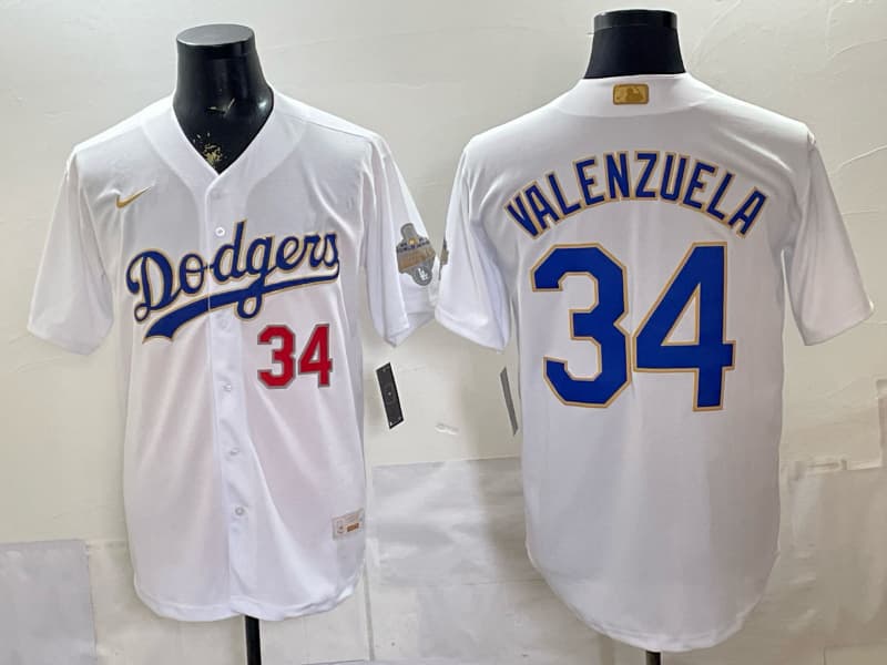 Los Angeles Dodgers  Vapor Premier   Limited Jersey - All Stitched   34 Valenzuela