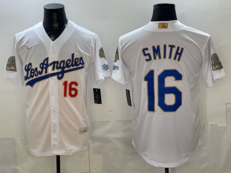 Los Angeles Dodgers  Vapor Premier   Limited Jersey - All Stitched Will Smith16