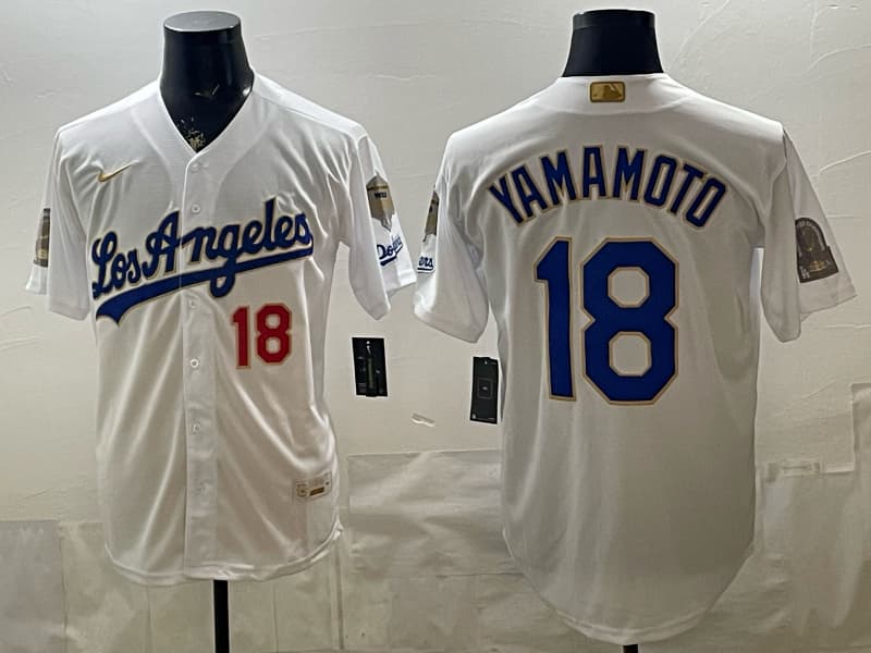 Los Angeles Dodgers  Vapor Premier  Limited Jersey - All   Stitched   Yamamoto 18