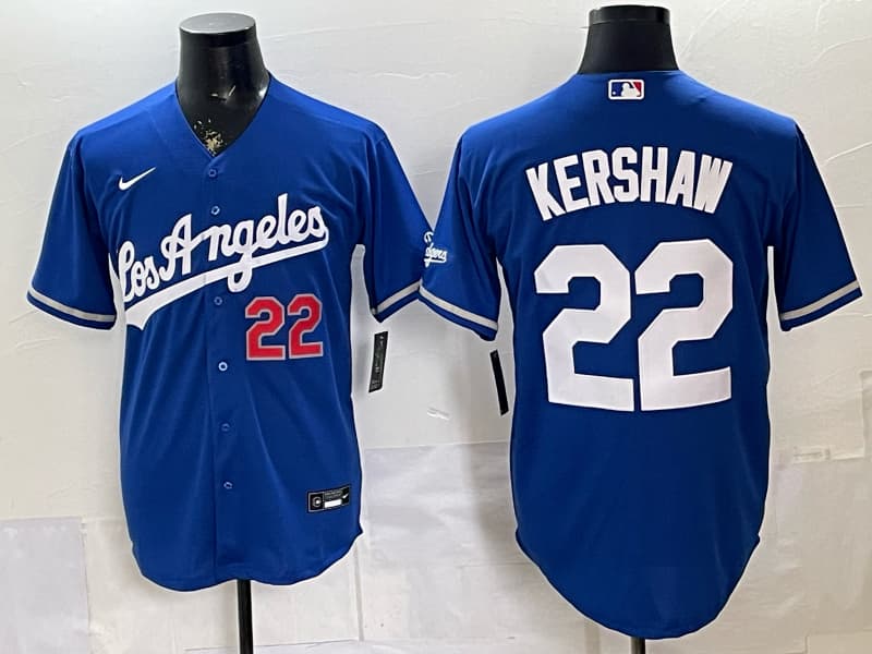 Los Angeles Dodgers  Vapor Premier  Limited Jersey - All Stitched      22 KERSHAW