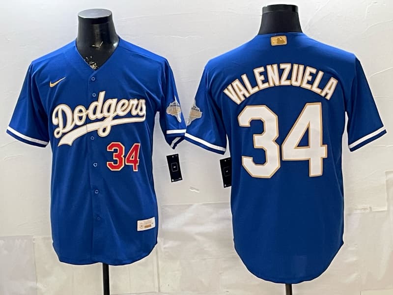 Los Angeles Dodgers  Vapor Premier  Limited Jersey - All Stitched   34 Valenzuela