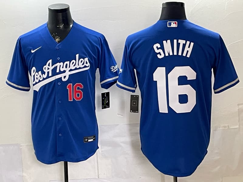 Los Angeles Dodgers  Vapor Premier Limited Jersey - All Stitched Will Smith16