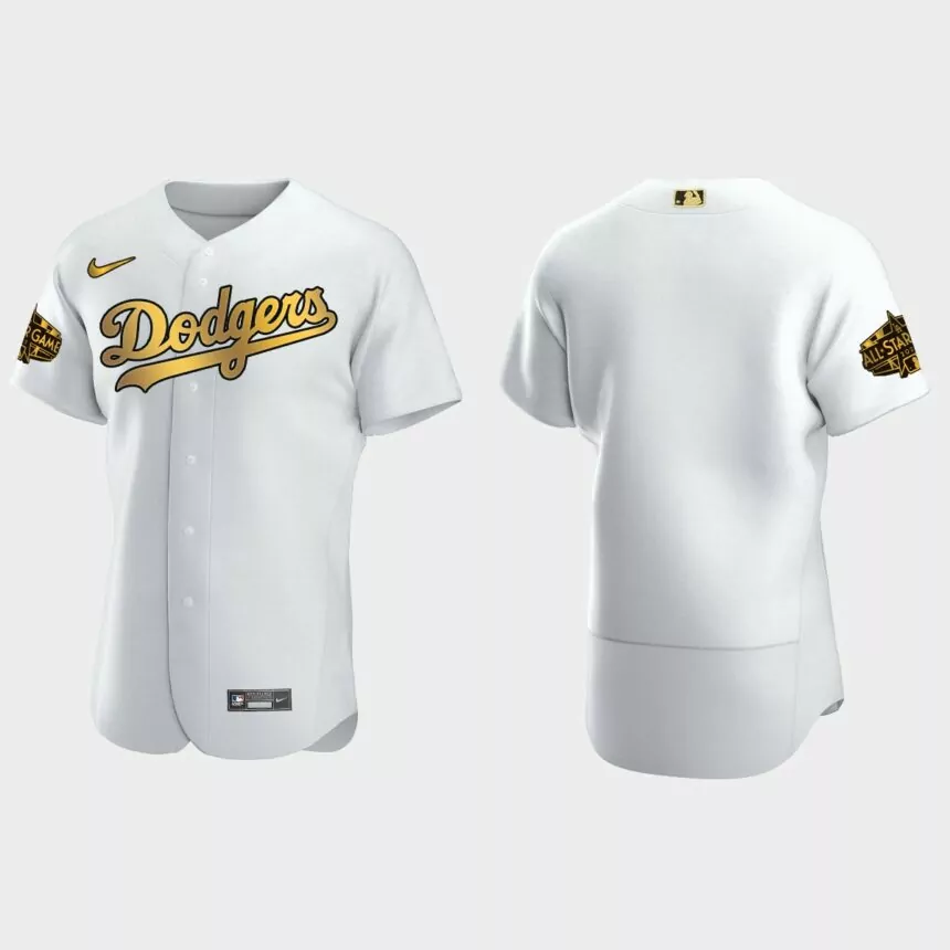 Los Angeles Dodgers 2022 MLB All-Star Game Jersey – White Gold