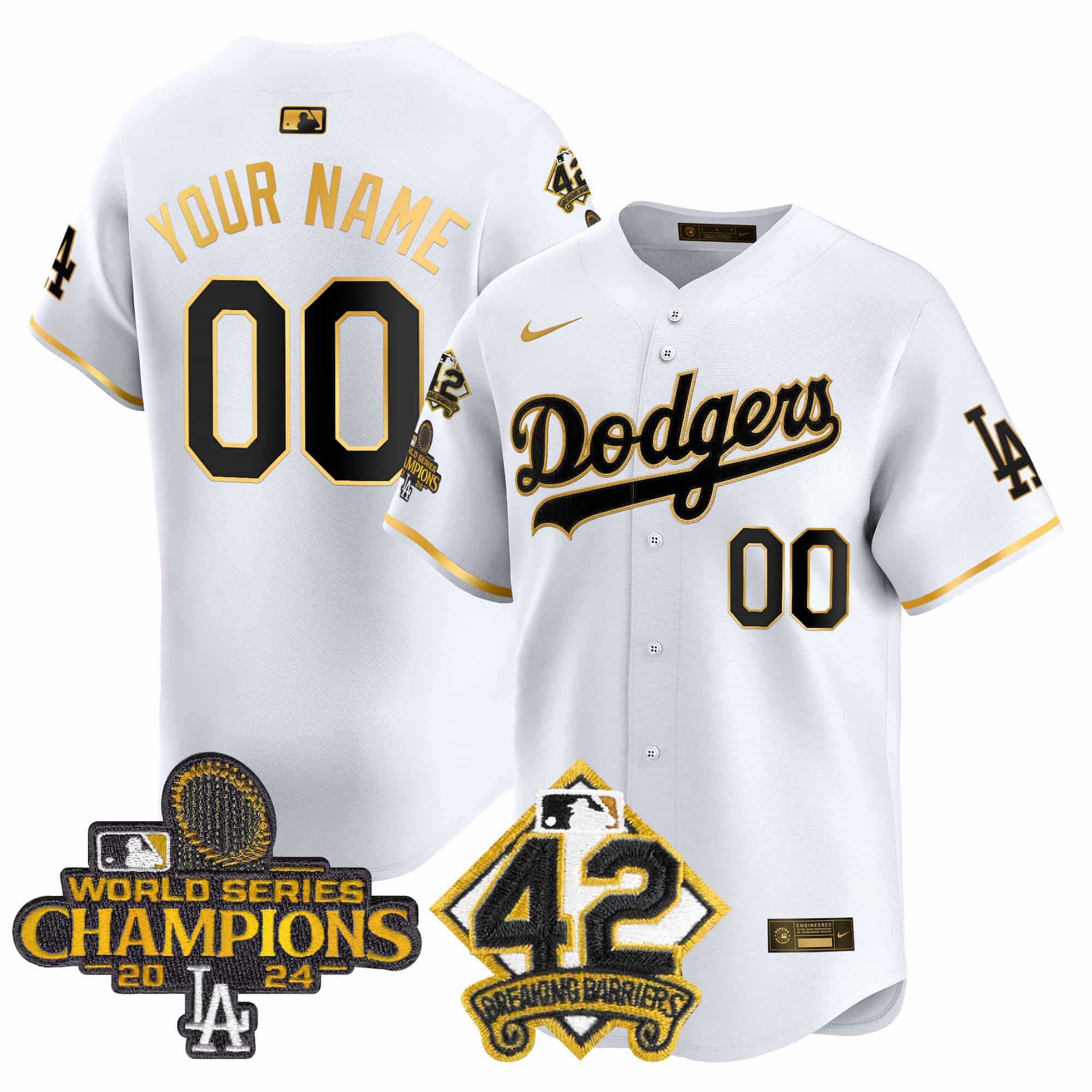 Los Angeles Dodgers 2025  Vapor Premier Limited  Custom Jersey – All Stitched