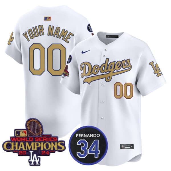 Los Angeles Dodgers 2025  Vapor Premier Limited Custom Jersey   – All Stitched