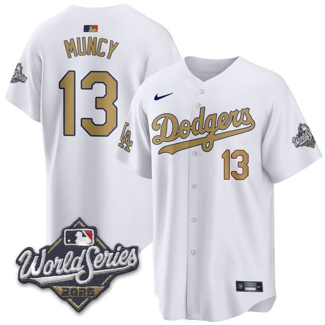 Los Angeles Dodgers 2025 World Series Jersey - All Stitched Max Muncy -  13