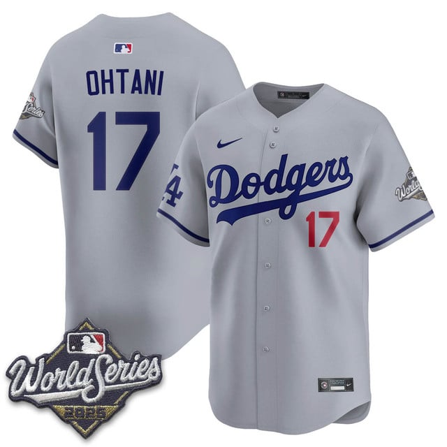 Los Angeles Dodgers 2025 World Series Jersey - All Stitched Shohei  Ohtani  -  17