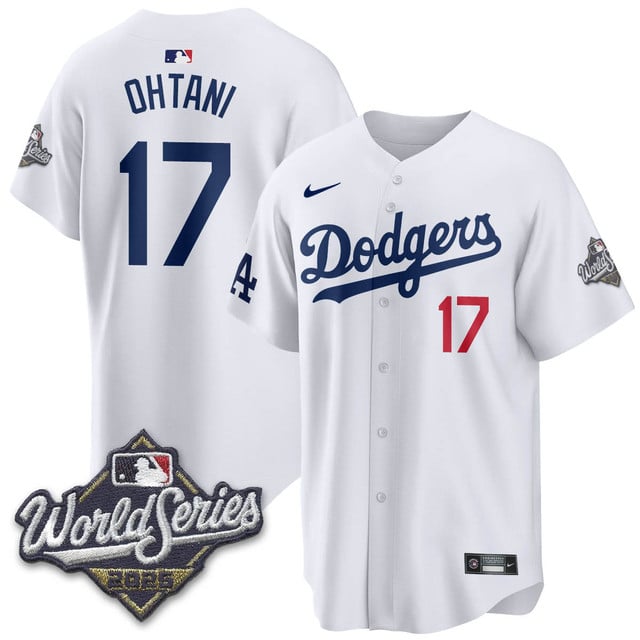 Los Angeles Dodgers 2025 World Series Jersey - All Stitched Shohei Ohtani  -  17