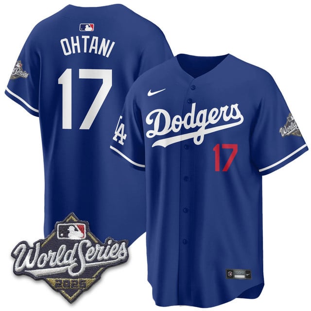 Los Angeles Dodgers 2025 World Series Jersey - All Stitched Shohei Ohtani . - 17