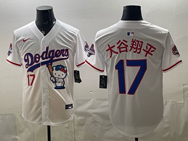 Los Angeles Dodgers 2026  Jersey -   All Stitched   Shohei Ohtani 17