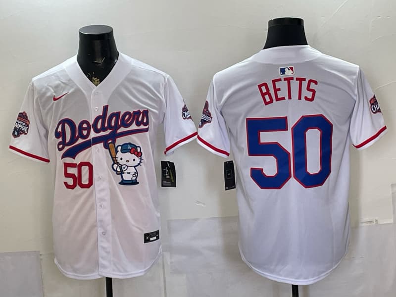Los Angeles Dodgers 2026  Limited Jersey - All Stitched Mookie Betts  50