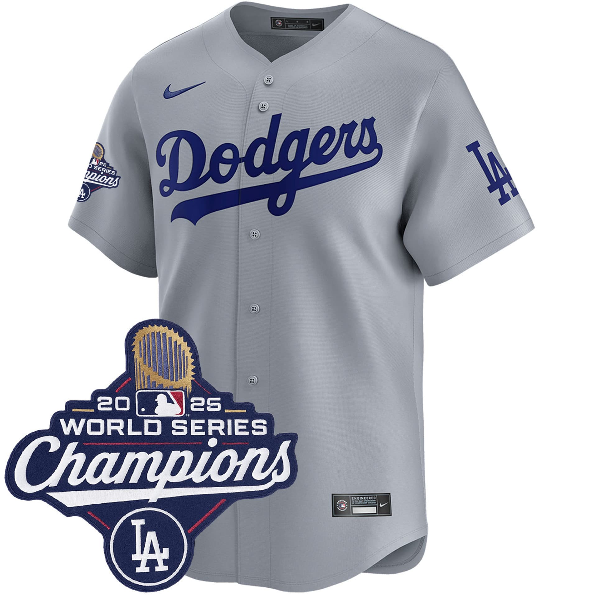 Los Angeles Dodgers Alternate Road Limited 2025 World Series Champions Jersey