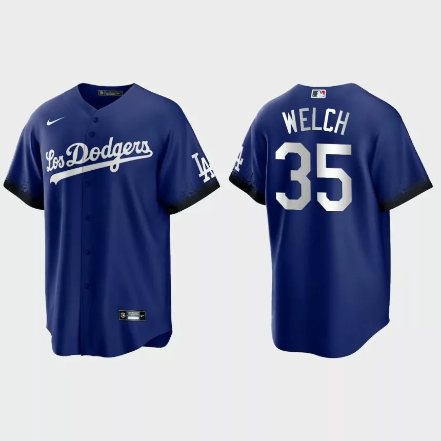 Los Angeles Dodgers Bob Welch 2021 City Connect Replica Jersey – Royal