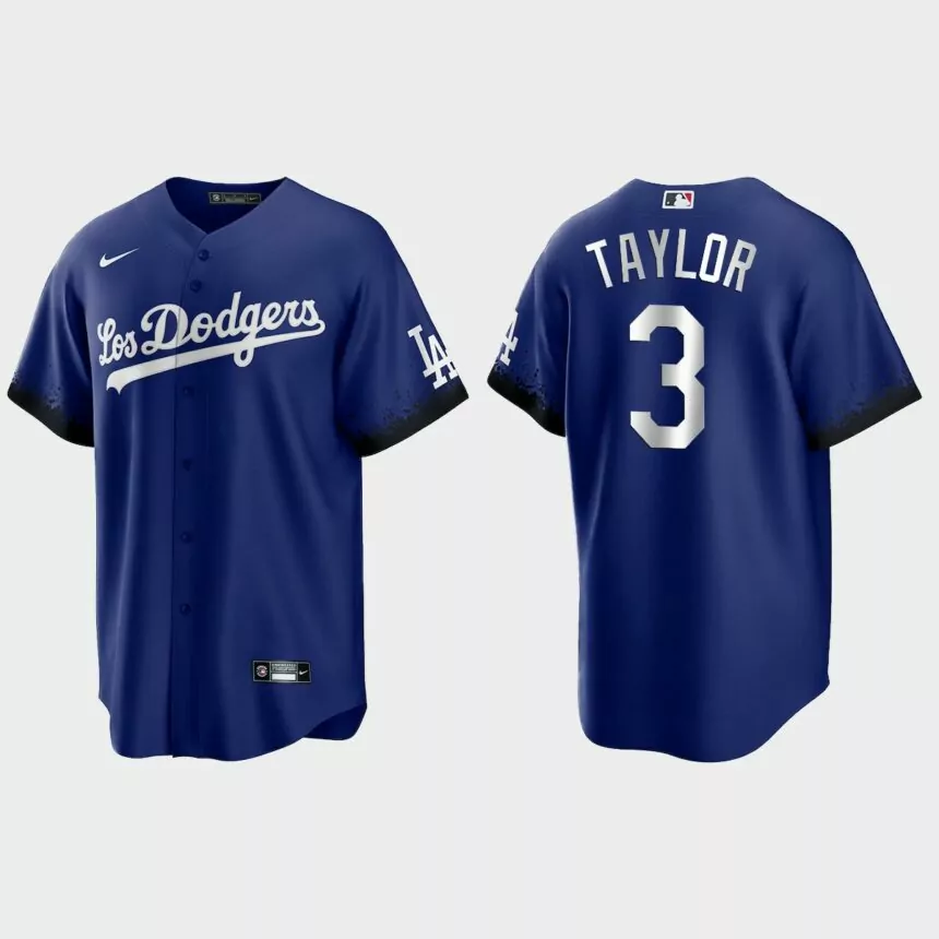 Los Angeles Dodgers Chris Taylor 2021 City Connect Replica Jersey – Royal