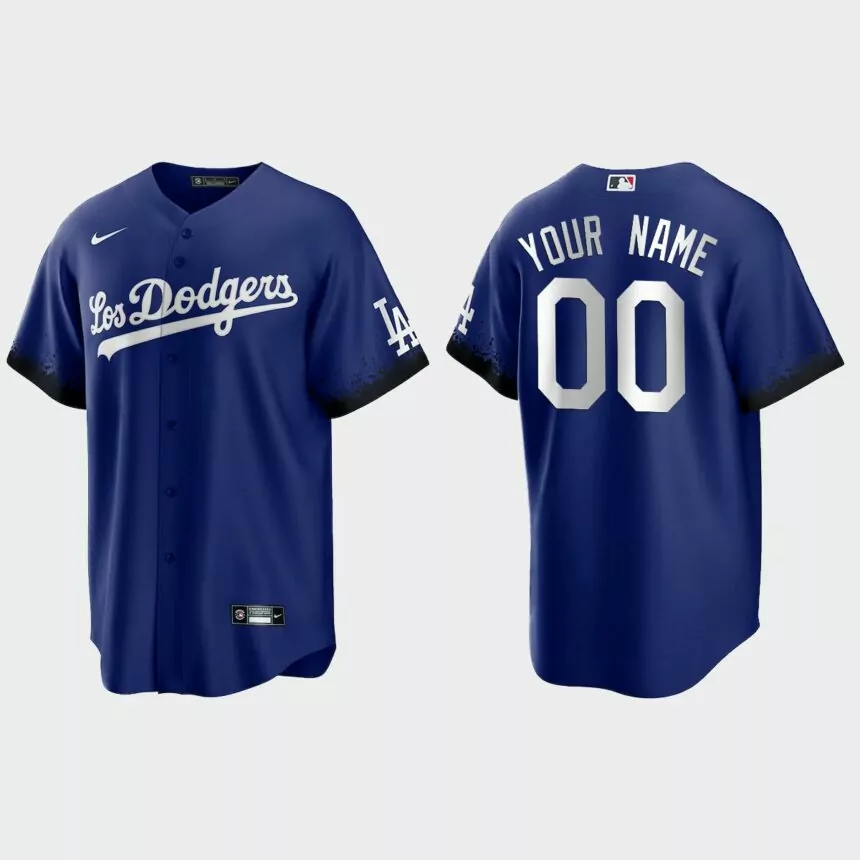 Los Angeles Dodgers Custom 2021 City Connect Replica Jersey – Royal