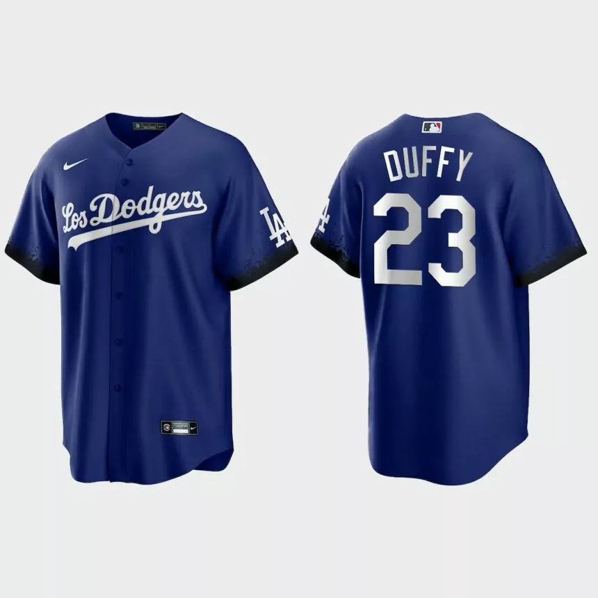 Los Angeles Dodgers Danny Duffy 2021 City Connect Replica Jersey – Royal